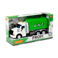 ''Profi'' Sürtmeli Geri dönüşüm aracı (ışıklı ve sesli) (yeşil) (kutuda)