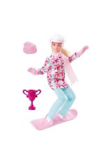 Barbie Snowboard Sporcusu Bebek Hcn32 S28873