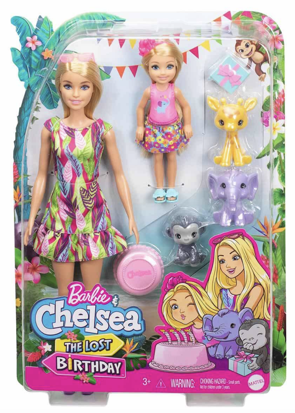Barbie ve Chelsea Kayıp Doğum Günü Oyun Seti GTM82