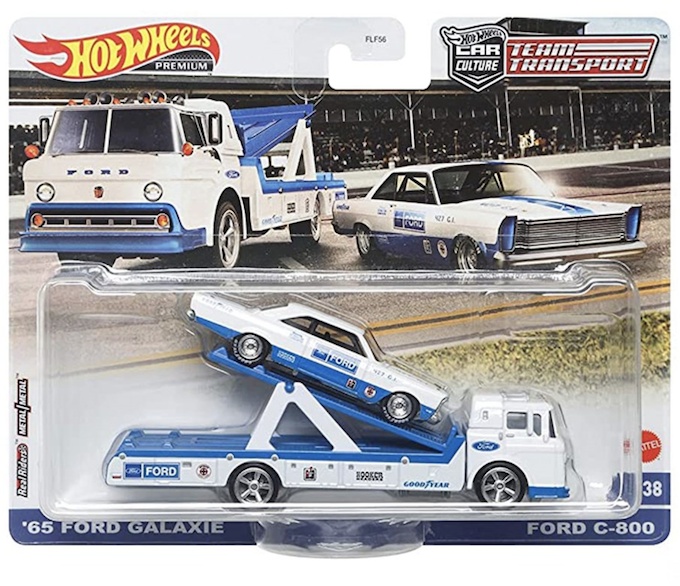 Hot Wheels 65 Ford Galaxie - Team Transport - Premium