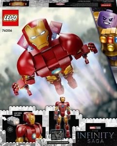 76206 LEGO Marvel Iron Man Figürü