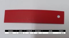 PVC KENAR BANDI - C9432 B ROMA PLS. 22X0,40MM KIRMIZI BUTE
