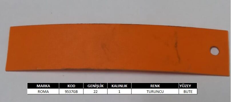 PVC KENAR BANDI - ROMA  9537GB - 22X1MM -TURUNCU