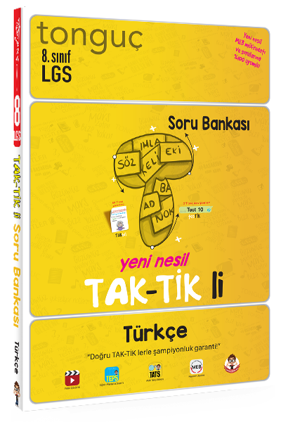 Tonguç Akademi 8. Sınıf Türkçe Taktikli Soru Bankası