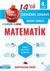 Nartest Yayınları Mavi Matematik 14'lü Deneme Sınavı