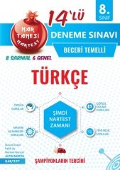 Nartest Yayınları Mavi Türkçe 14'lü Deneme Sınavı