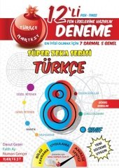 Nartest Yayınları Kırmızı Nar Süper Zeka Türkçe 12'li Deneme Sınavı