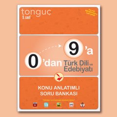 Tonguç Kampüs 0'dan 9'a Türk Dili ve Edebiyatı Konu Anlatımlı Soru Bankası