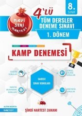 Nartest Yayınları Mavi Tüm Dersler 1. Dönem 4'lü Kamp Denemesi