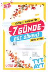 Palme TYT-AYT Türkçe, Matematik 7 Günde Güz Dönemi Soru Kitabı