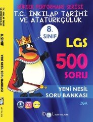 İdol 8. Sınıf Yüksek Performans T.C. İnkılap Tarihi Ve Atatürkçülük 500 Soru Bankası
