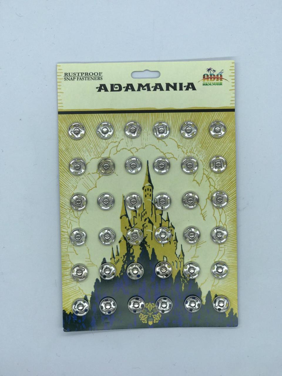 12 mm metal çıtçıt 36 adet