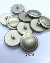 METALİZE DÜĞME ANTİK 3 cm