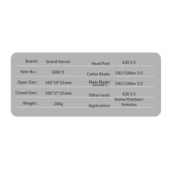 Grand Harvest GHK15 Hurricane Multi Tool