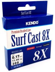 Kendo Surf Cast 8x Fighting 300m İp Misina (ICE BLUE)