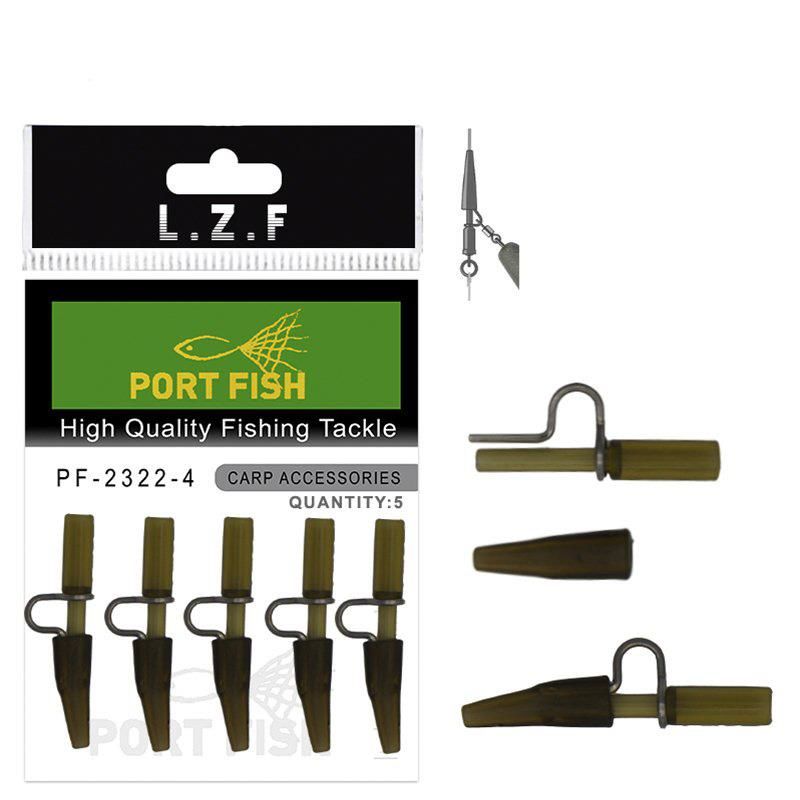 Portfish 2322-4 Distance Lead Clip and Tail Rubber (5 Adet)