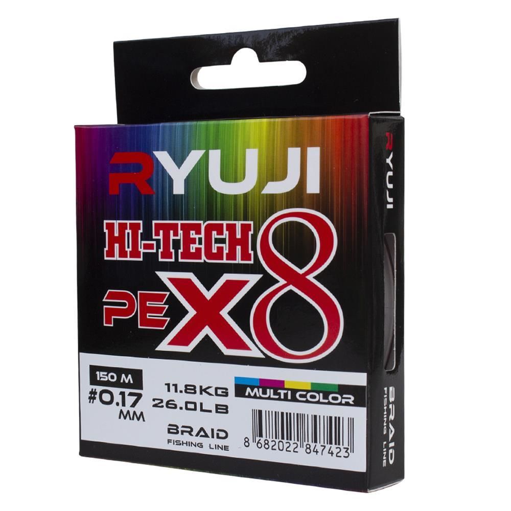 Ryuji Hi-Tech PE X8 150m Multicolor İp Misina