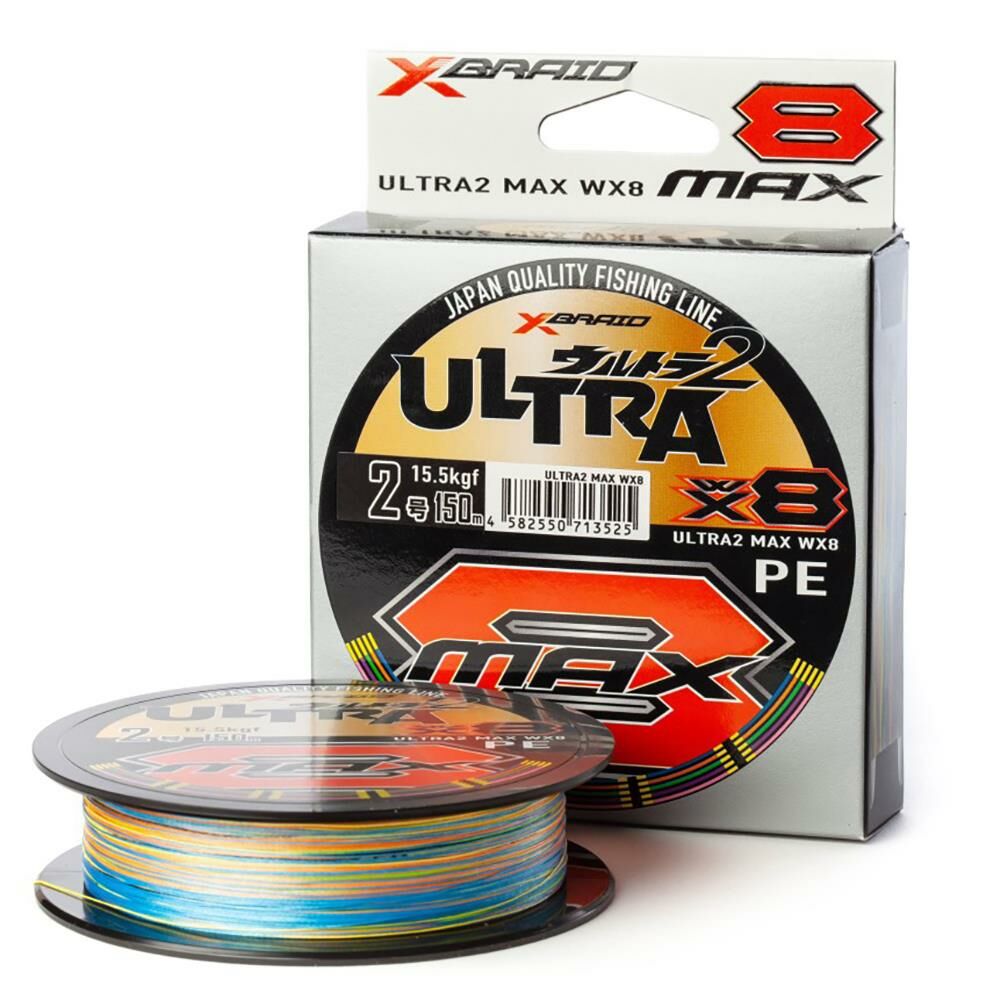 YGK X-Braid Ultra 2 Max 8x 150m Multicolor İp Misina