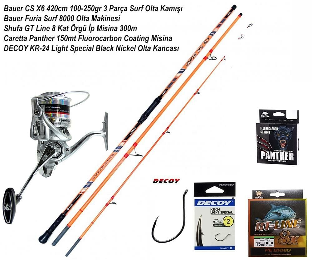 Bauer Üst Segment Surf Olta Takımı-CS X6 Furia