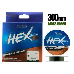 Fujin Hex Braid 8x 300mt Moss Green PE İp Misina