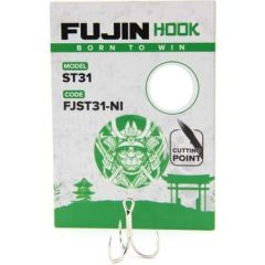 Fujin ST31 Üçlü Maket Balık İğnesi Nickel