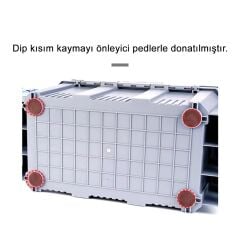 Shufa Çift Katlı Ekstra Dayanıklı Profesyonel Balıkçı Kutu Çanta 19,5L - Siyah