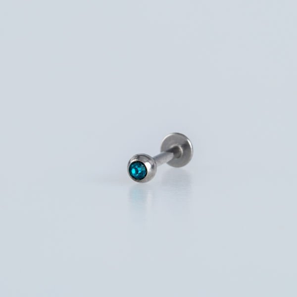 Piercing Labret 3mm Taşlı Top