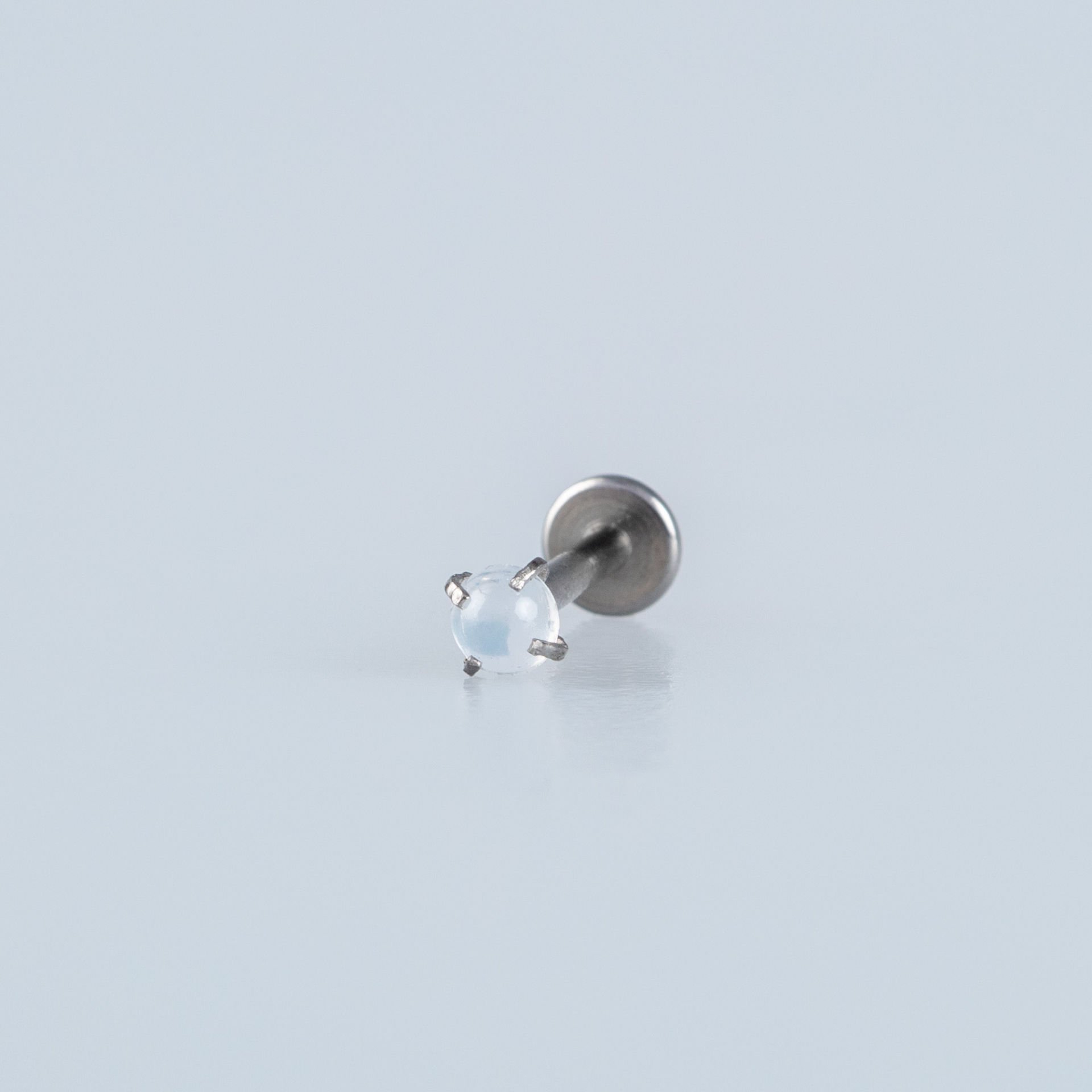 Piercing Labret 3mm Acrylic Stone