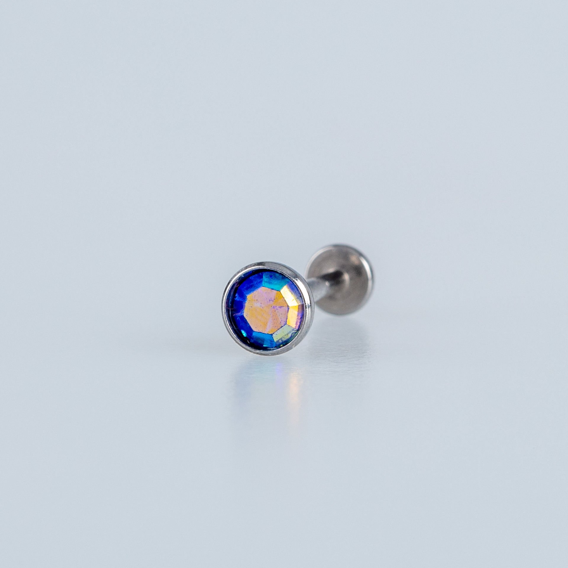 Piercing Labret 5mm Taş