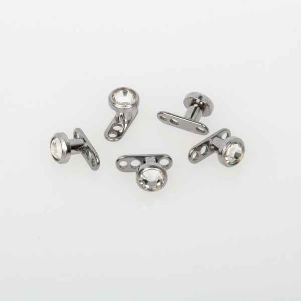 Piercing Dermal 4mm Stone