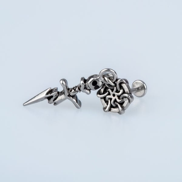 Piercing Çelik Tragus Sallantılı