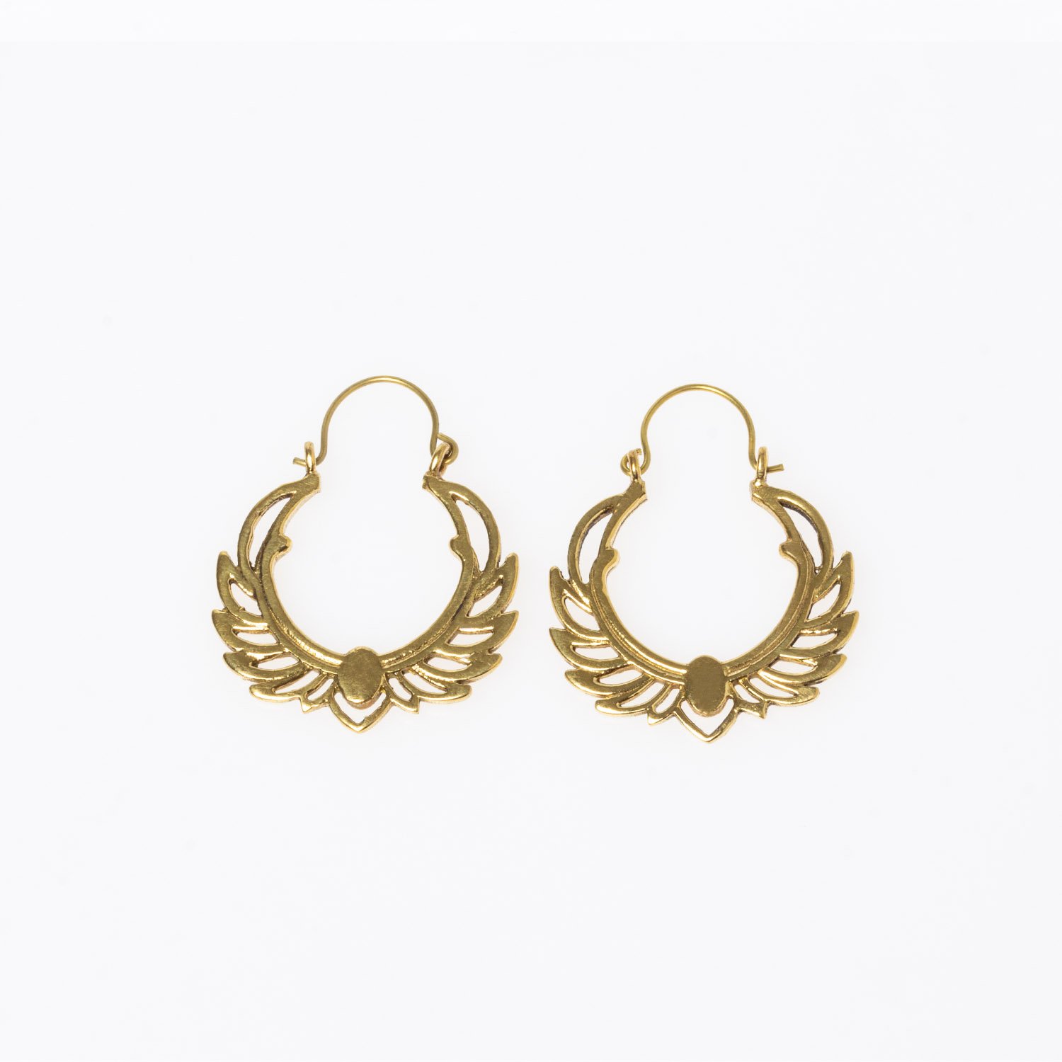 Brass Tube Earrings