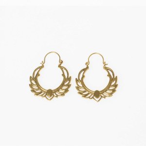 Brass Tube Earrings