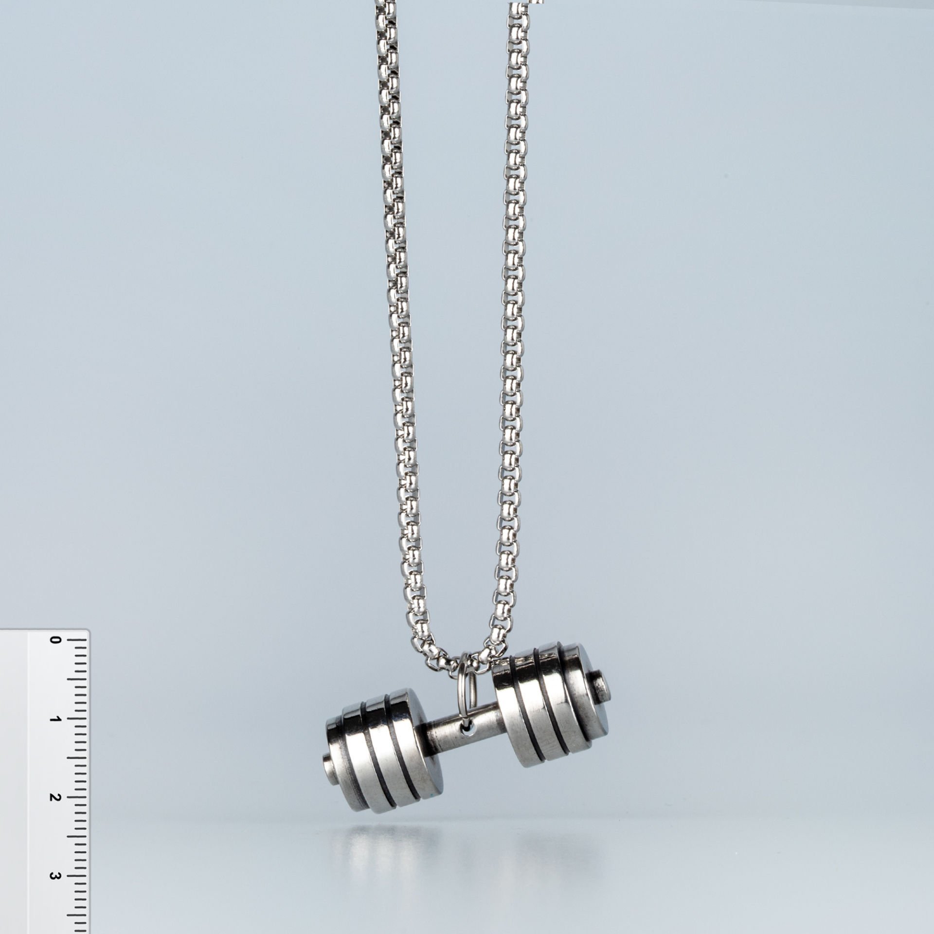 Steel Necklace Dumbbell