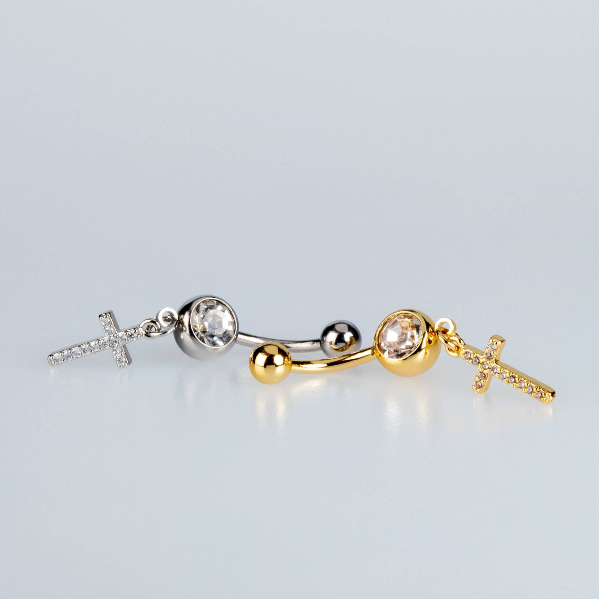 Piercing Göbek Haç