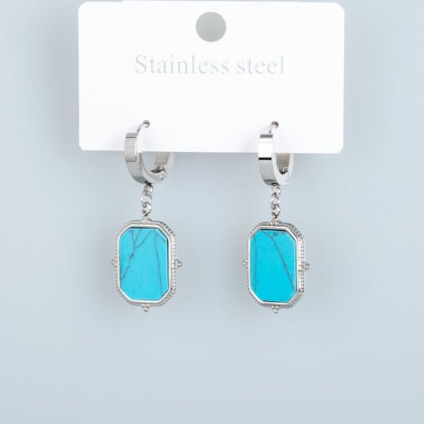 Steel Earrings - 1 Pair