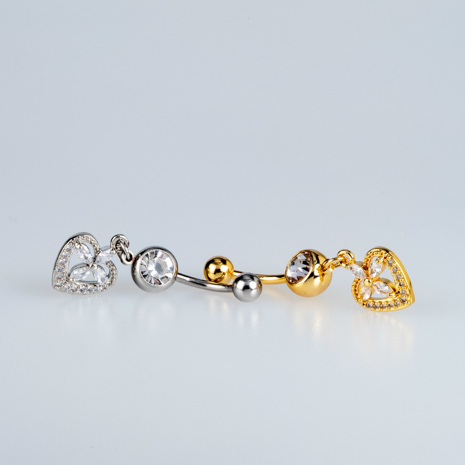 Piercing Göbek Kalp