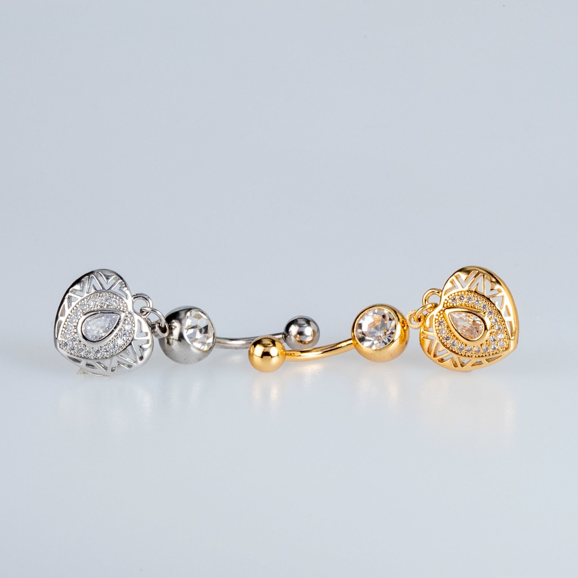 Piercing Göbek Kalp