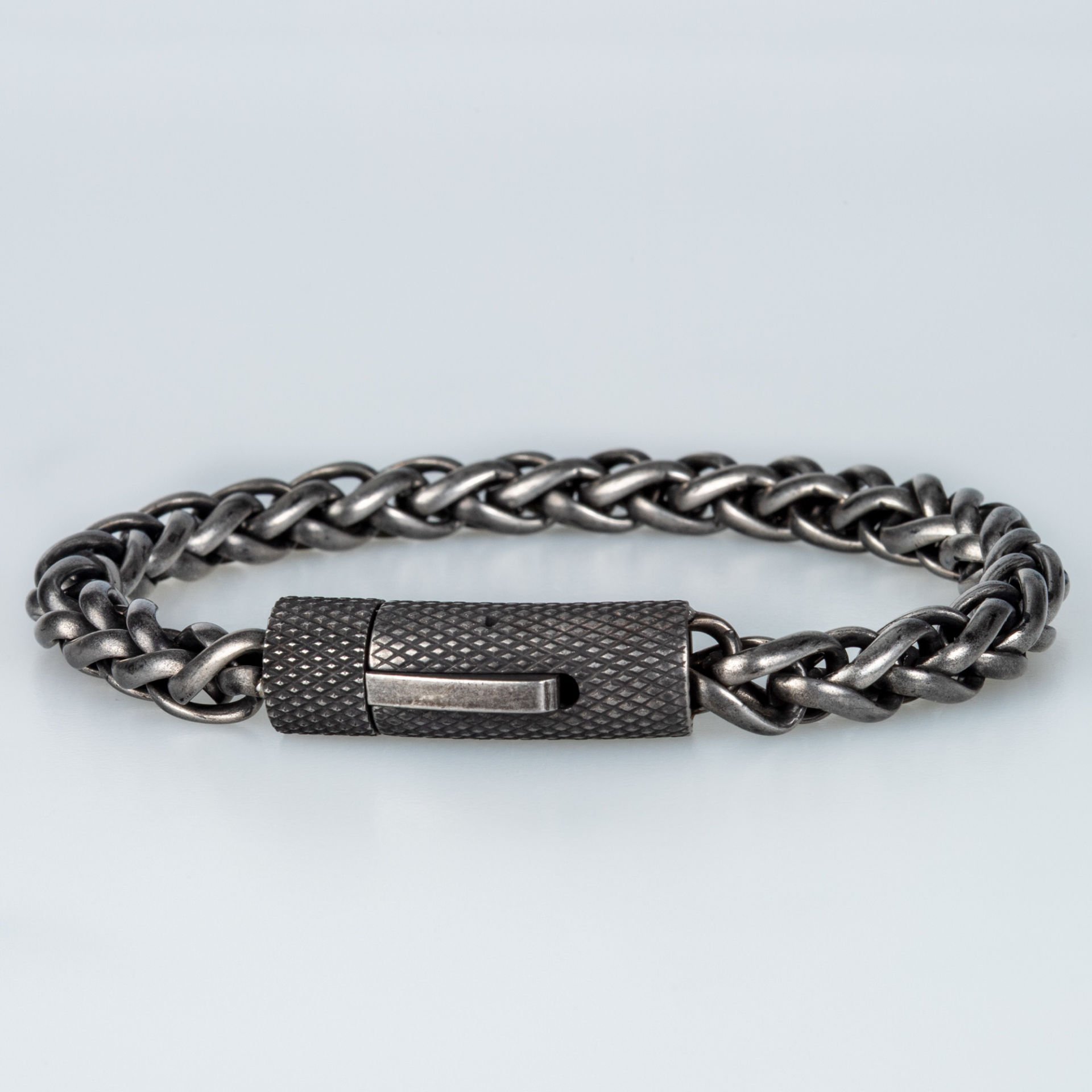 Men's Steel Bracelet Anthracite