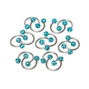 Piercing Septum Smiley 3.5mm Shambala Top