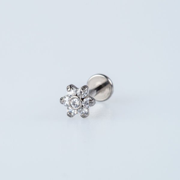 Piercing Titanyum Tragus Çiçek