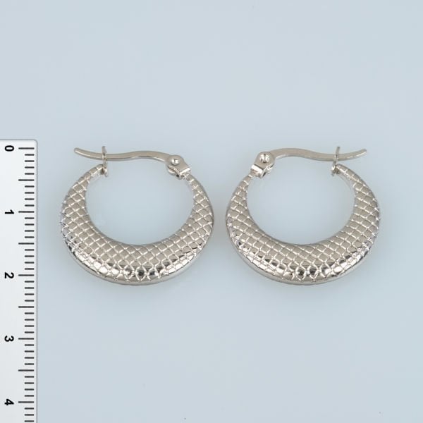 Steel Earring Pair