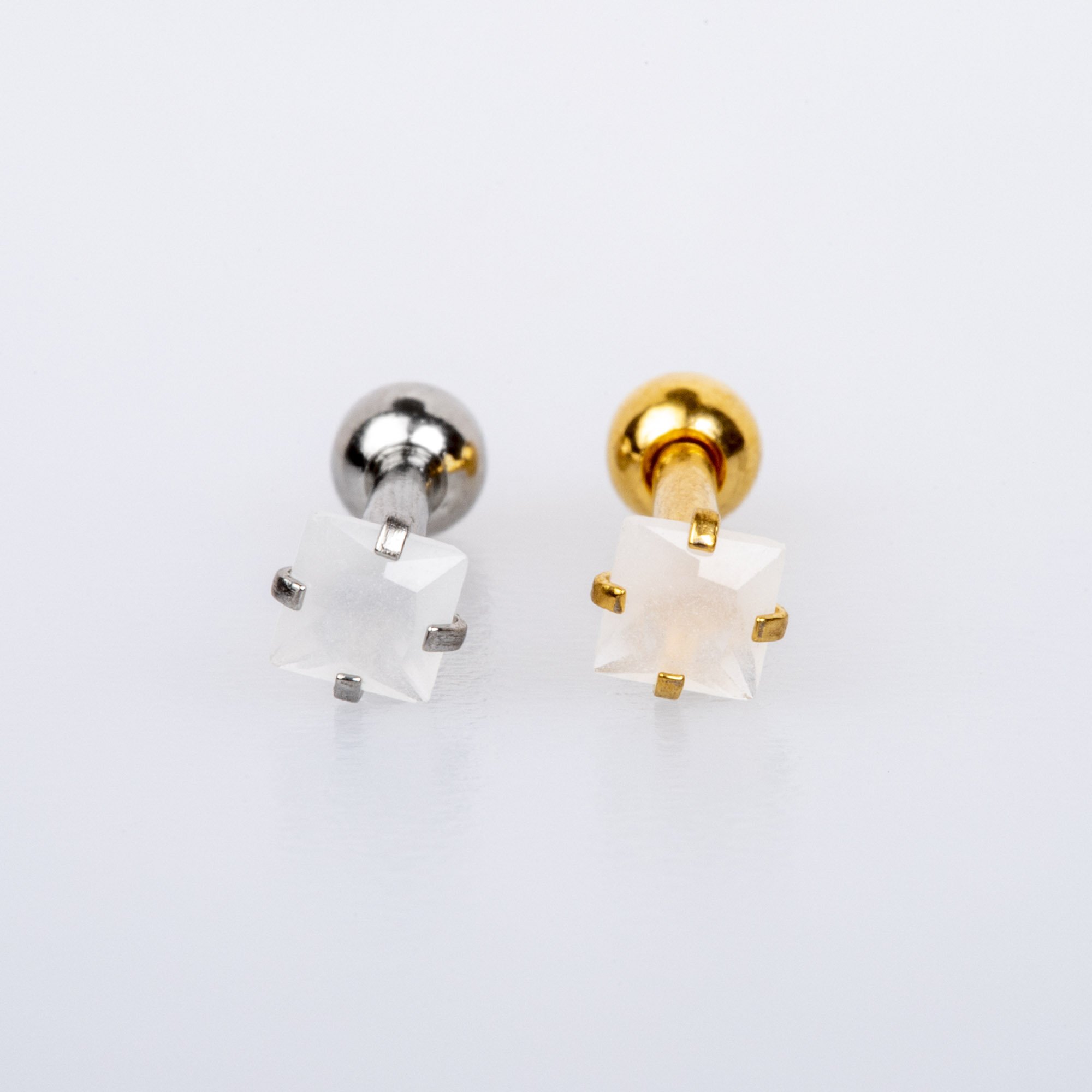 Piercing Tragus 3mm Kare Taş