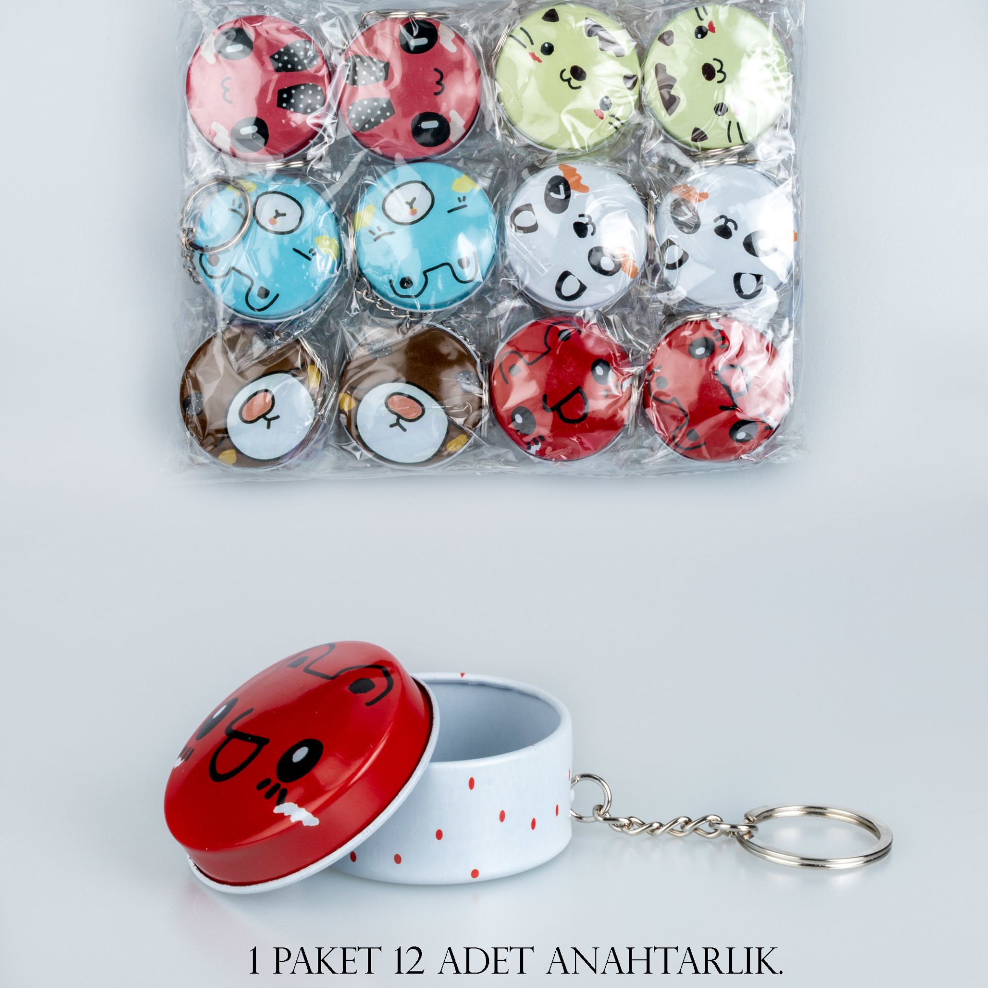 Anahtarlık Paket 12 Adet Kutu