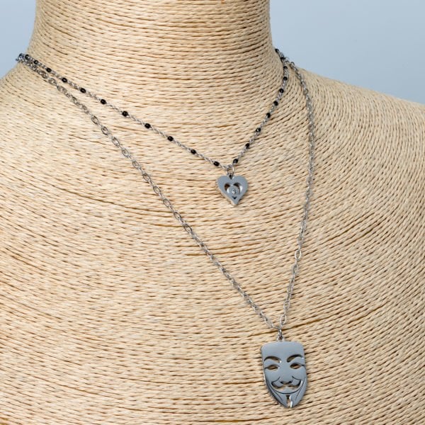Steel Necklace Mask