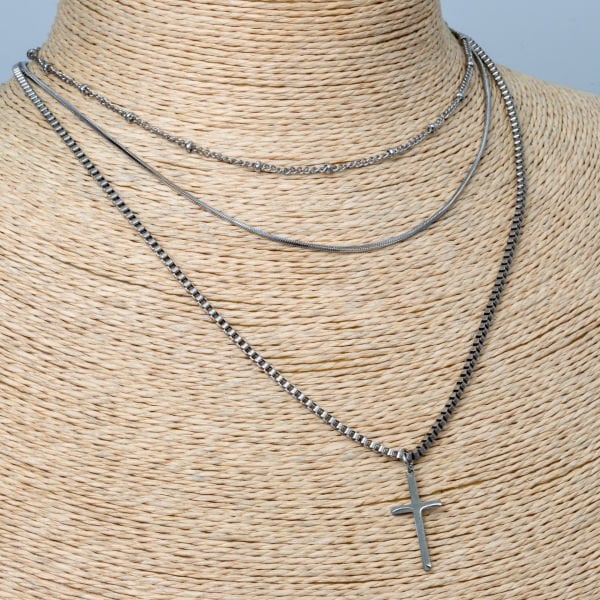 Steel Pendant Cross