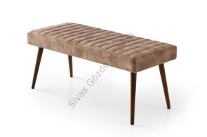 Mutfak Bank Bench Oturma Markiz 95cm Kahve Kumaş