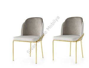 Polo Mutfak Sandalyesi Gold Ayak 2 li Set
