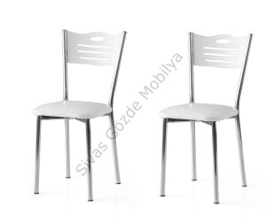 İnci Ekonomik Mutfak Sandalyesi 2 li Set