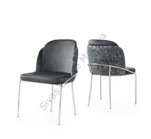 Polo Çapraz High Gloss Yemek Masa Sandalye Takımı 90 x 160 cm